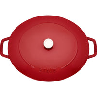 Staub La Cocotte 6L Cast Iron Oval Wide Dutch Oven 1029440 IMAGE 4