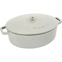 Staub La Cocotte 6L Cast Iron Oval Wide Dutch Oven 1029442 IMAGE 1