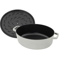 Staub La Cocotte 6L Cast Iron Oval Wide Dutch Oven 1029442 IMAGE 5