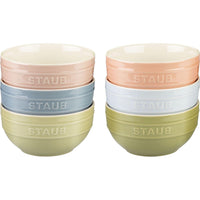 Staub 6-Piece Ceramic Macaron Large Bowl Set 1029319 IMAGE 1