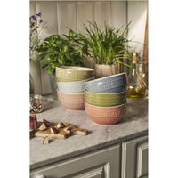 Staub 6-Piece Ceramic Macaron Large Bowl Set 1029319 IMAGE 4