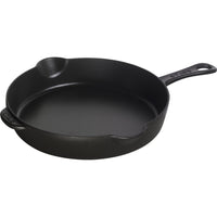 Staub 8.5-inch Cast Iron Traditional Deep Frypan 1029475 IMAGE 1