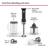 KitchenAid Go™ Cordless Hand Blender with Accessories KHBRV05BM IMAGE 2