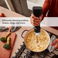 KitchenAid Go™ Cordless Hand Blender with Accessories KHBRV05BM IMAGE 3