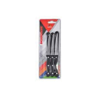 Inoxbonomi Black Handle Steak Knives - 6piece 10726 IMAGE 1