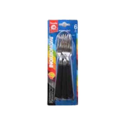 Inoxbonomi Table Forks with Black Handle 22006N IMAGE 1