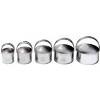 Sara Cucina 5-Piece Round Cookie Cutter Set 42170 IMAGE 1