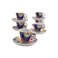 Sara Moka 6-Piece Sociale Espresso Cup Set 4PTTP4PTT IMAGE 1