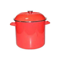 Vitantonio Smalto RED Enameled Stock Pot - 15lt 71532 IMAGE 1