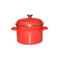 Vitantonio Smalto RED Enameled Stock Pot - 5.5lt 75524 IMAGE 1