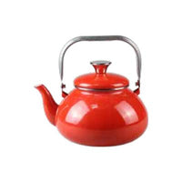 Vitantonio Smalto RED Enameled Tea Kettle 79535 IMAGE 1