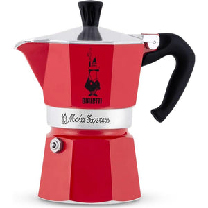 Bialetti Moka Express Red - 3 Cup 18388 IMAGE 1