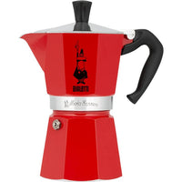 Bialetti Moka Express Red - 6 Cup 18395 IMAGE 1