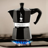 Bialetti Moka Express Black - 6 Cup 18418 IMAGE 2