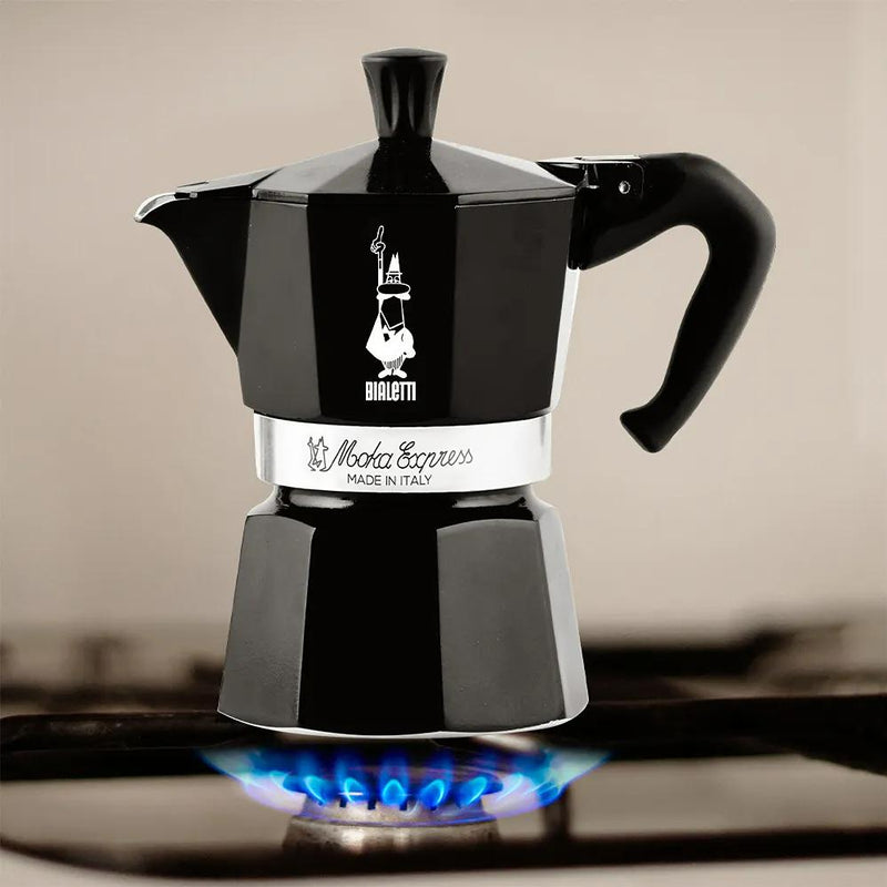 Bialetti Moka Express Black - 3 Cup 18401 IMAGE 2
