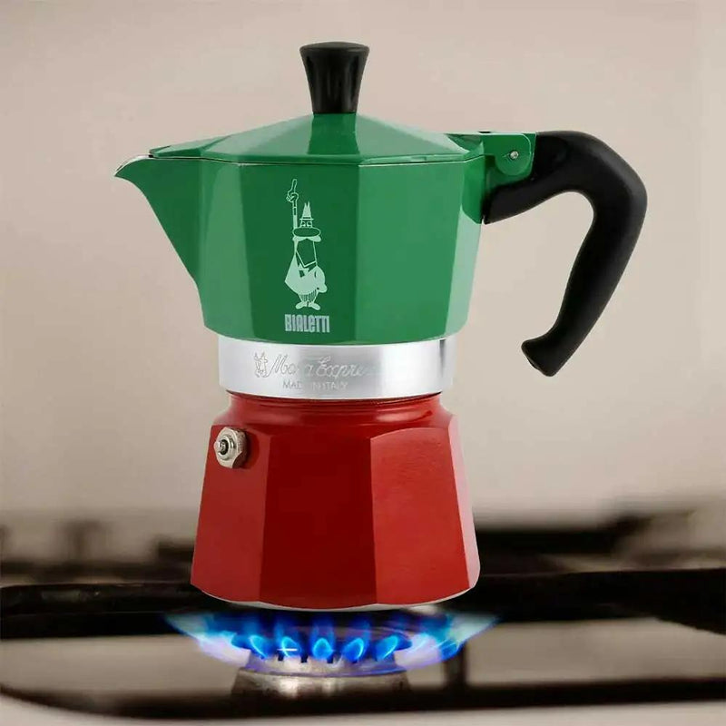 Bialetti Moka Express Tricolor - 3 Cup 18951 IMAGE 2