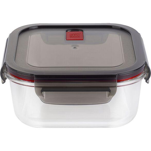 Zwilling Gusto Borosilicate Glass Square Storage Jar - 1.1L 1003118 IMAGE 1