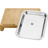 Zwilling BBQ+ Cutting Board with Tray 39cm x 39cm Bamboo 1026185 IMAGE 2