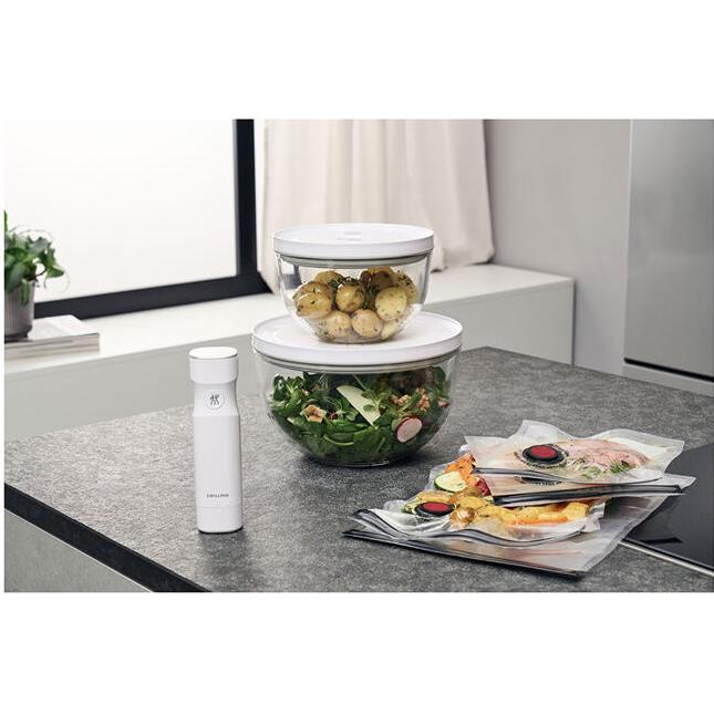 Zwilling Fresh & Save Vacuum Starter Set Glass/M/L - 9-Piece 1033043 IMAGE 7