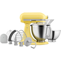 KitchenAid Artisan 5Qt Tilt-Head Stand Mixer with Premium Accessory Pack KSM195PSBT IMAGE 2