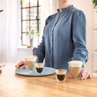 Delonghi Double Wall Cappuccino Cups, 2 Per Set DLSC311 IMAGE 4