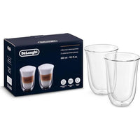 Delonghi Double Wall Macchiato Cups, 2 Per Set DLSC312 IMAGE 1