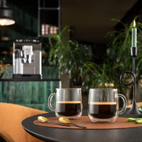 Delonghi Double Wall Glass Mugs, 500 ml, Set of 2 DLSC327 IMAGE 2