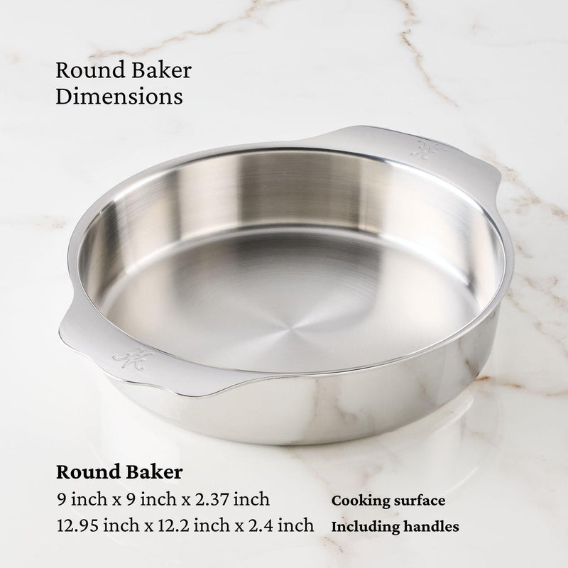Hestan Provisions 9" Round Stainless-Steel Cake Pan 50304-C IMAGE 5