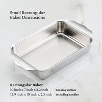 Hestan Provisions 10" x 7" Stainless Steel Baker Pan 50305C IMAGE 5