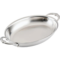 Hestan Provisions Stainless Steel Oval Au Gratin Dish 30cm 31722 IMAGE 1
