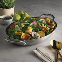 Hestan Provisions Stainless Steel Oval Au Gratin Dish 30cm 31722 IMAGE 3