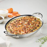 Hestan Provisions Stainless Steel Oval Au Gratin Dish 30cm 31722 IMAGE 4