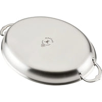 Hestan Provisions Stainless Steel Oval Au Gratin Dish 36cm 31723 IMAGE 2