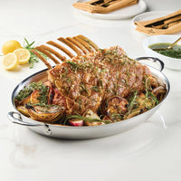 Hestan Provisions Stainless Steel Oval Au Gratin Dish 36cm 31723 IMAGE 4