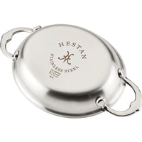 Hestan Provisions Stainless-Steel Mini Oval Au Gratin Set of Two 6.5" x 5.5" 71053 IMAGE 2