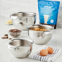 Hestan Stainless Steel Mixing Bowl Set, 3-Piece 48696-C IMAGE 3