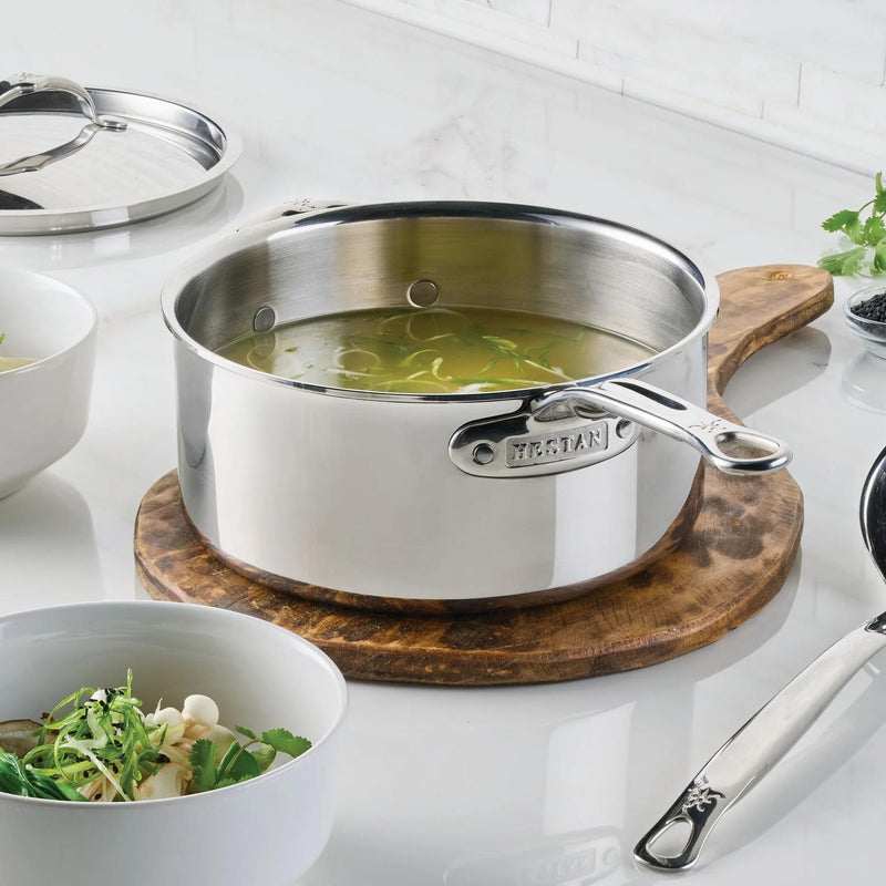 Hestan ProBond® Luxe 4qt Covered Saute Pan with Helper Handle 31772 IMAGE 5