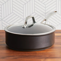 ANoLONX 3.5-Quart Hybrid Nonstick Induction Sauté Pan with Lid 14385 IMAGE 2
