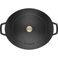 Staub La Cocotte 6L Cast Iron Oval Wide Dutch Oven 1027848 IMAGE 4