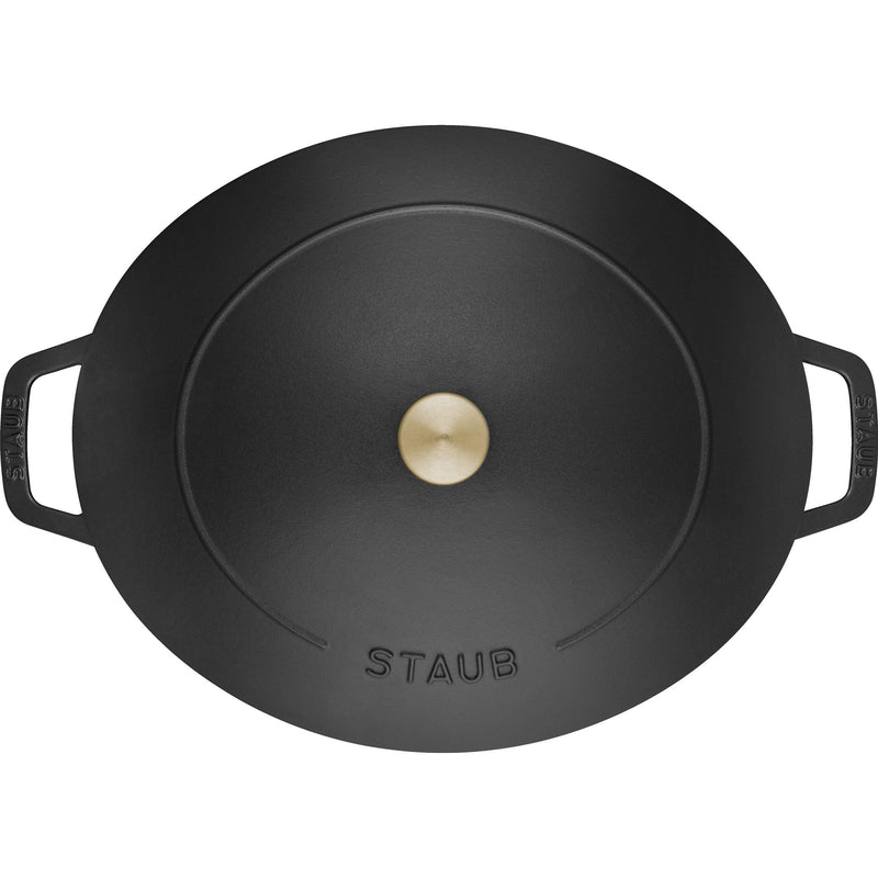 Staub La Cocotte 6L Cast Iron Oval Wide Dutch Oven 1027848 IMAGE 4