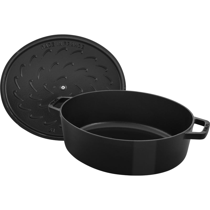 Staub La Cocotte 6L Cast Iron Oval Wide Dutch Oven 1027848 IMAGE 6