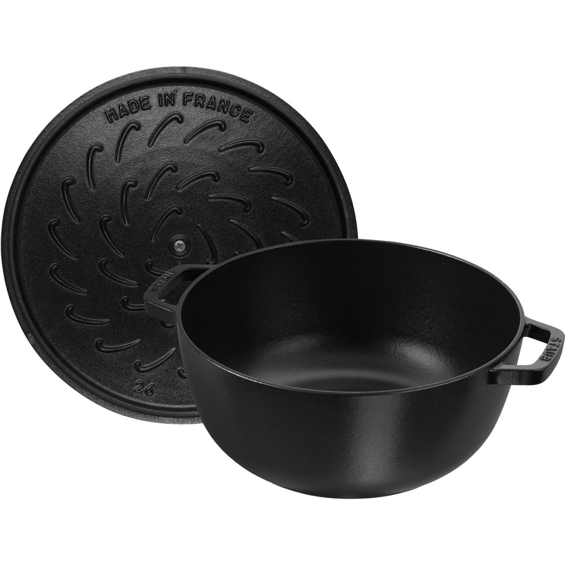 Staub 4.8L Cast Iron Round Essential French Oven with Snake Lid 1032796 IMAGE 3