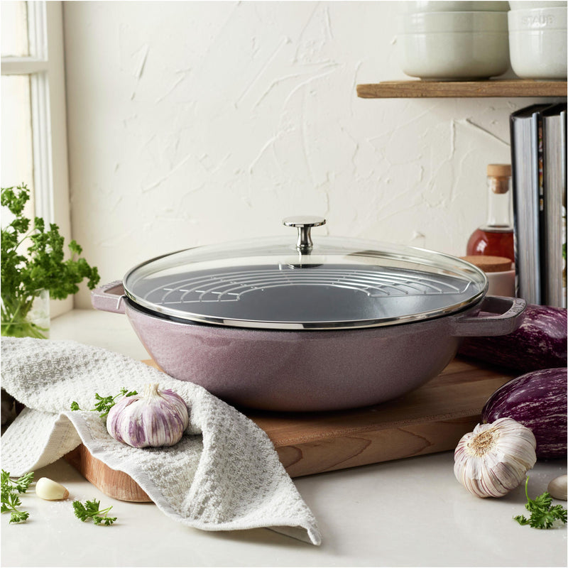 Staub 12-inch Cast Iron Perfect Pan 1033124 IMAGE 2