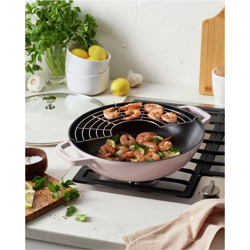 Staub 12-inch Cast Iron Perfect Pan 1033114 IMAGE 2