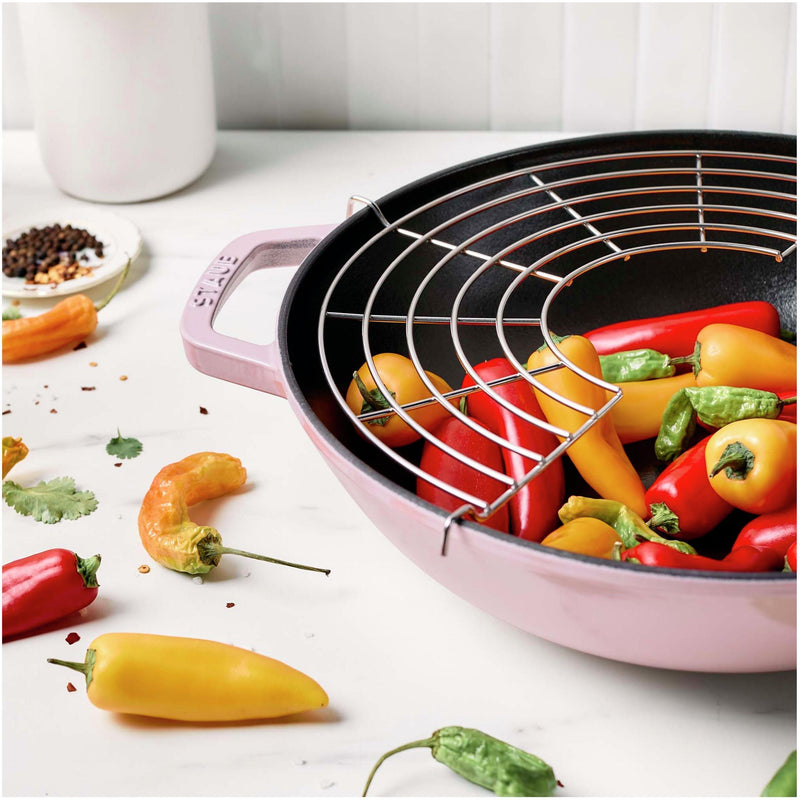 Staub 12-inch Cast Iron Perfect Pan 1033114 IMAGE 5