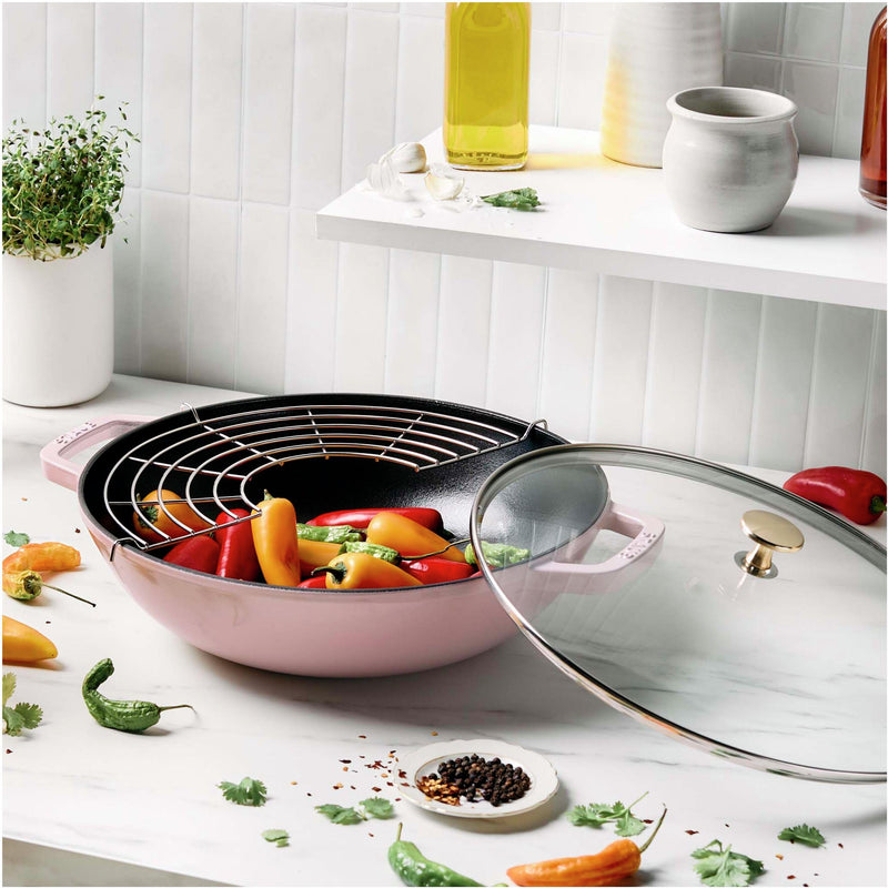 Staub 12-inch Cast Iron Perfect Pan 1033114 IMAGE 6