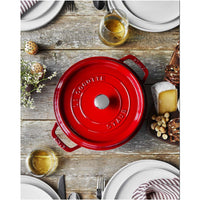 Staub 6.75 Liter Cast Iron Round Cocotte 1033400 IMAGE 2