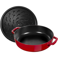 Staub 3.7L Cast Iron Round Sauté Pan Chistera 1033422 IMAGE 4