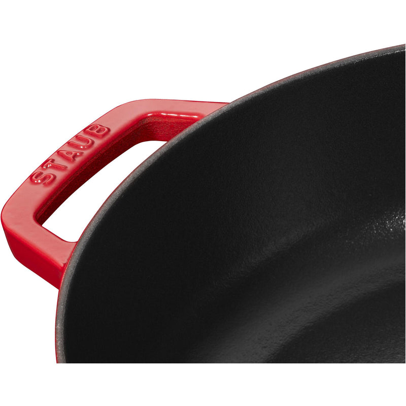 Staub 3.7L Cast Iron Round Sauté Pan Chistera 1033422 IMAGE 5