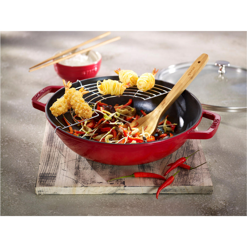 Staub 12-inch Cast Iron Perfect Pan 1033428 IMAGE 10